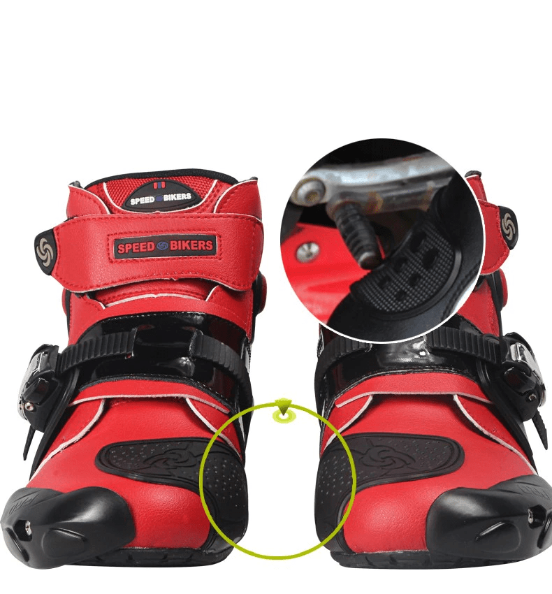 Demi Bottes de Moto en Cuir - Speed Biker