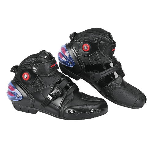 Demi Bottes de Moto en Cuir - Speed Biker
