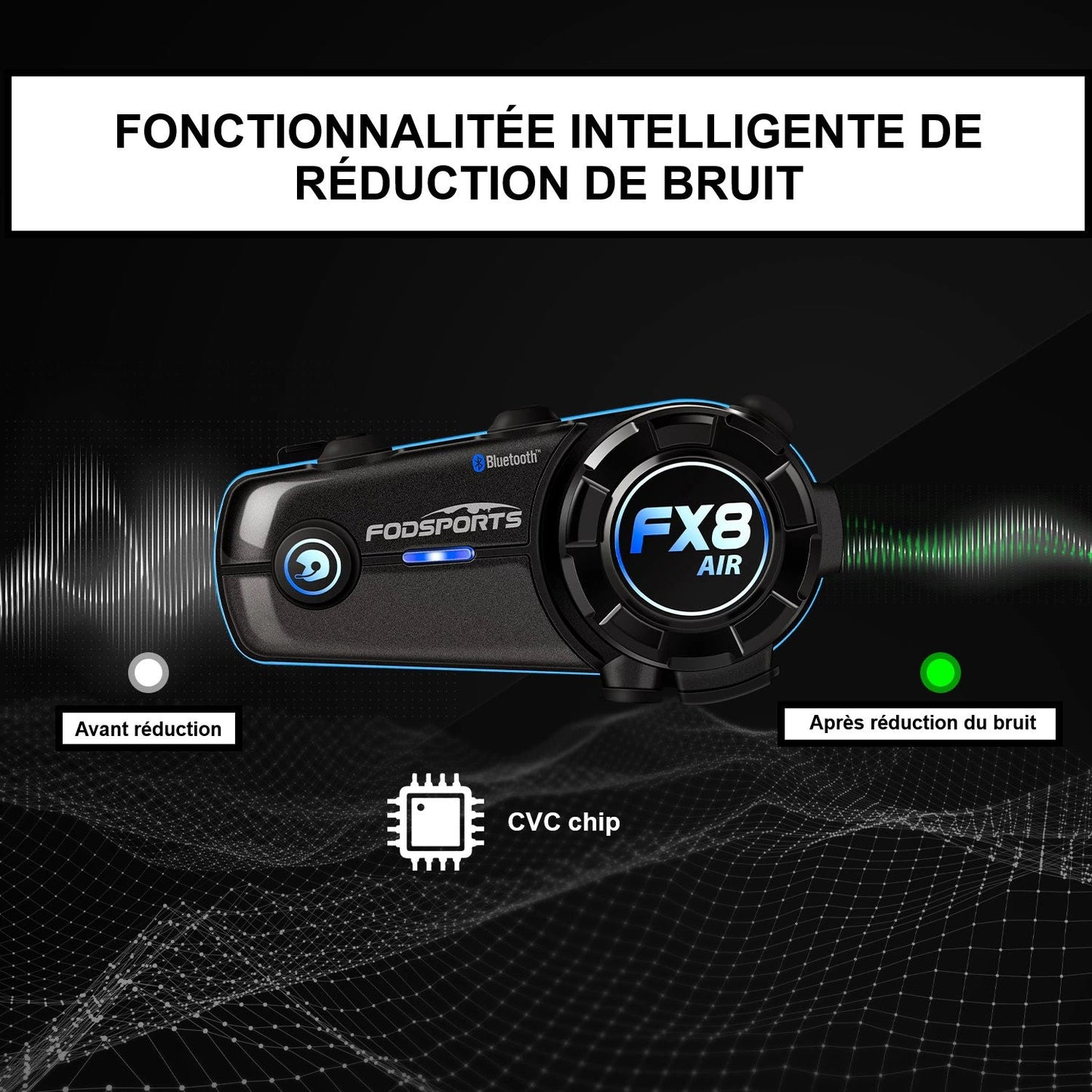 Intercoms Moto - Paire de FX8 AIR