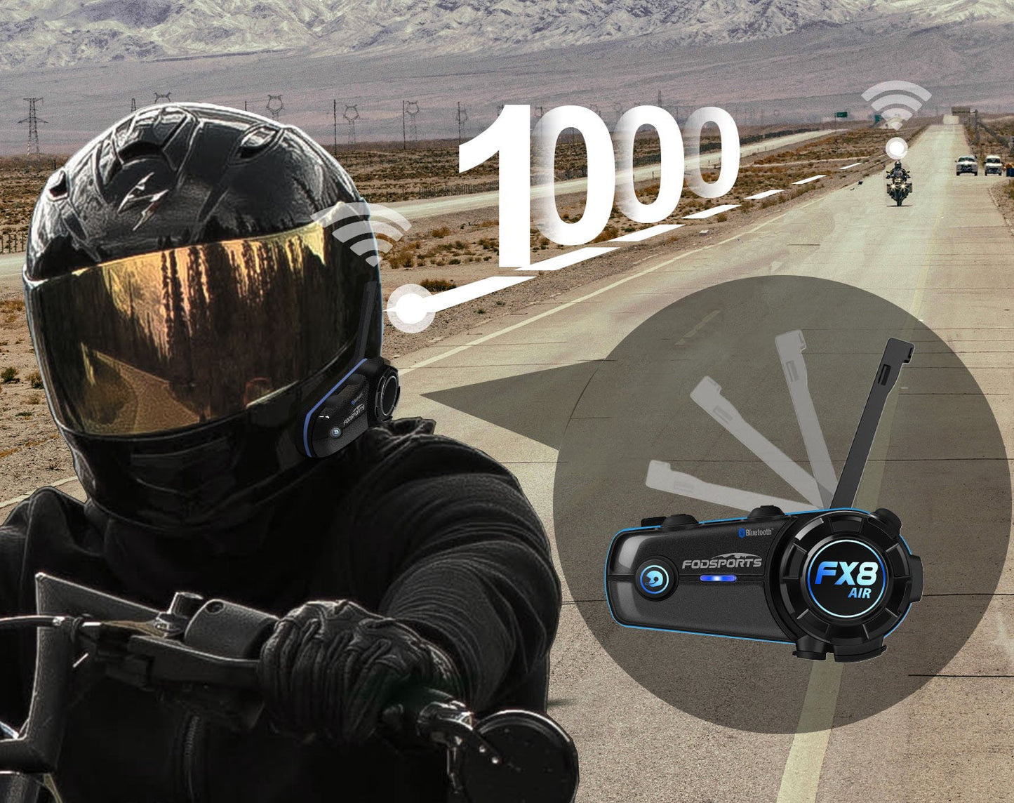 Intercoms Moto - Paire de FX8 AIR