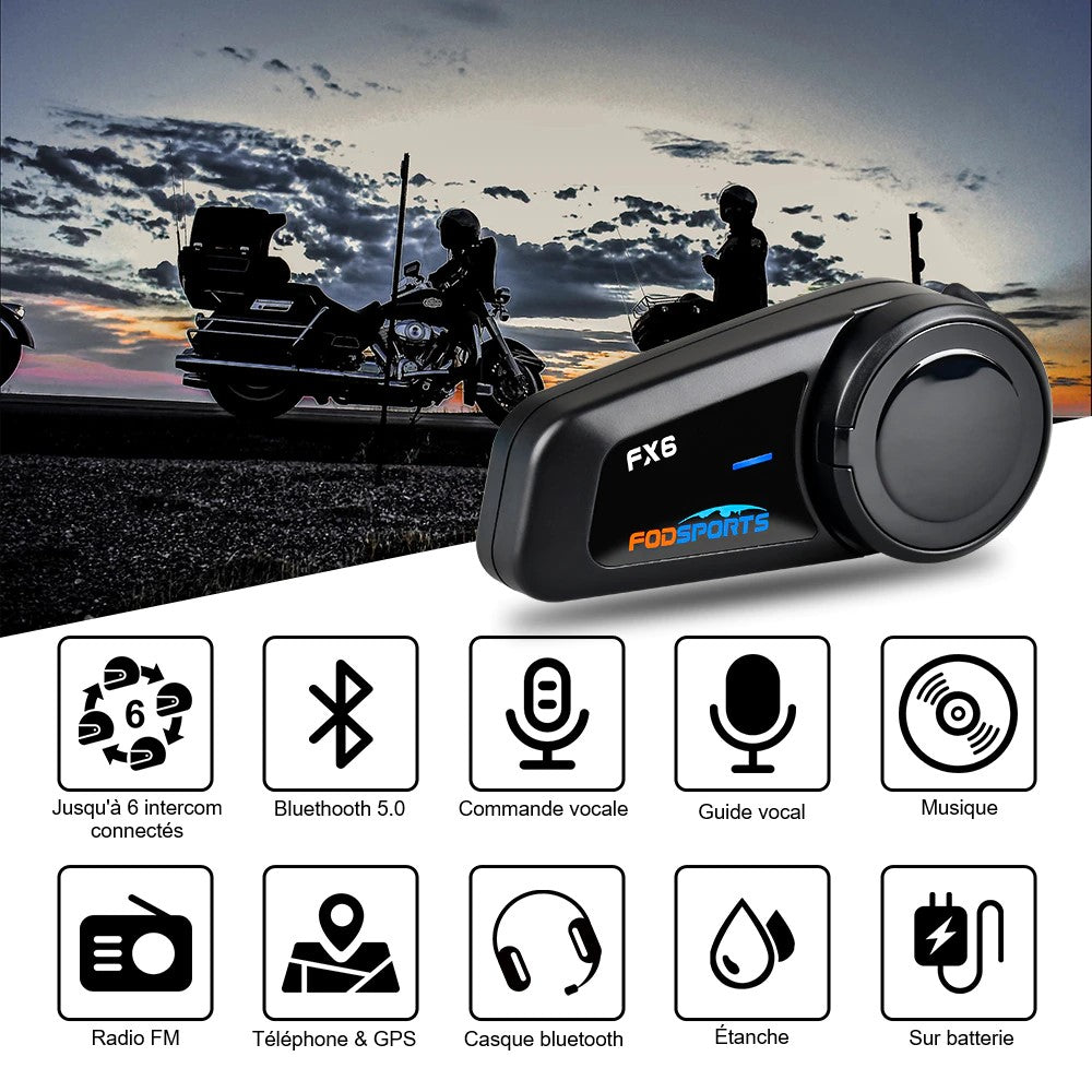 Intercom Moto - FX6