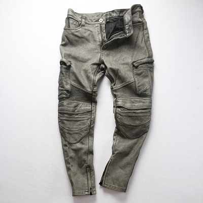 Pantalon de Moto en Cuir pour Motard