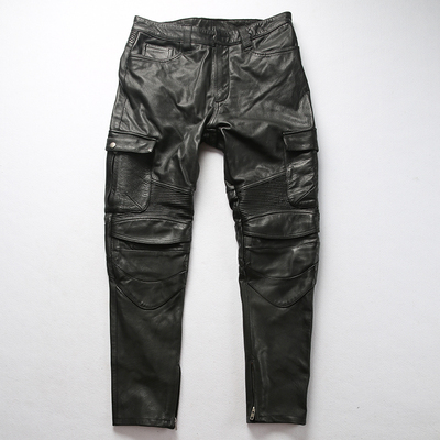 Pantalon de Moto en Cuir pour Motard