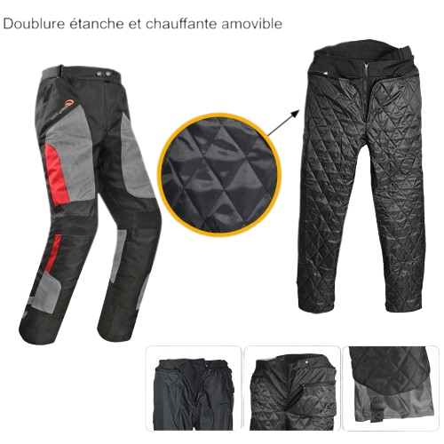 Pantalon de Noir Blanc Été / Hiver