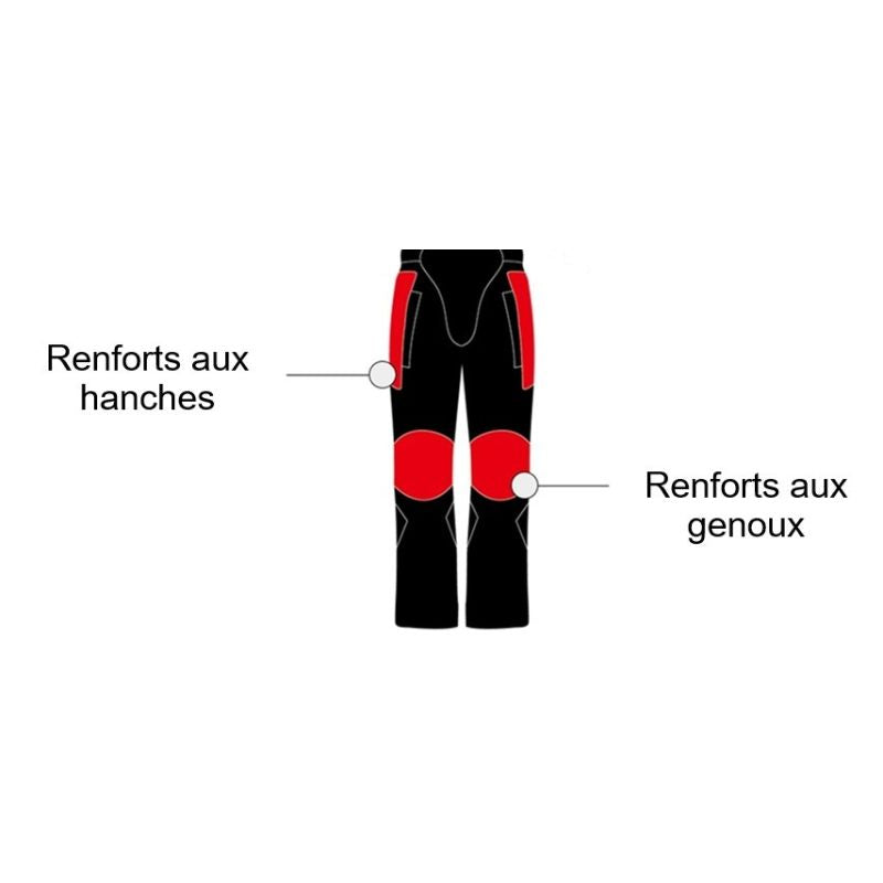 Pantalon de Noir Blanc Été / Hiver