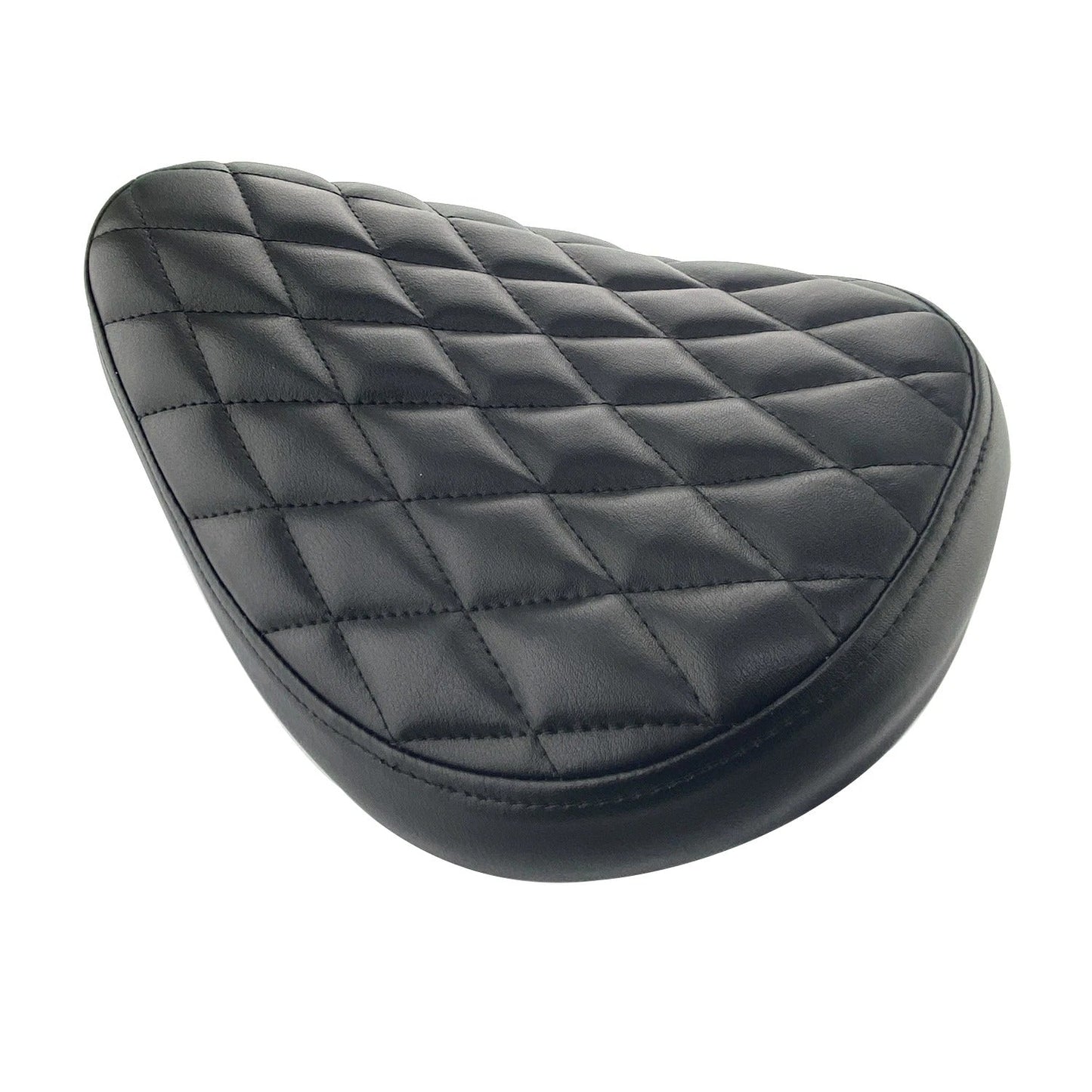 Selle de Moto Bobber en Cuir Noir