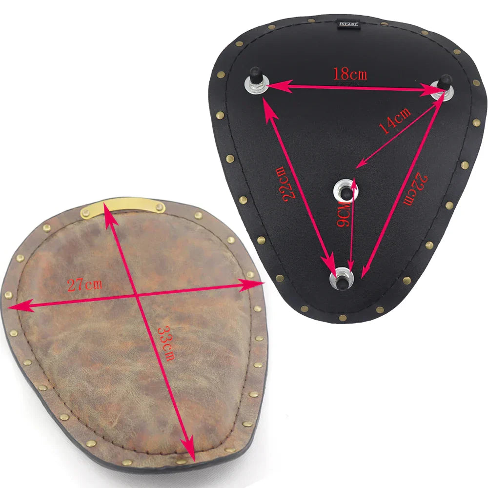 Selle de Moto Bobber Marron Vintage