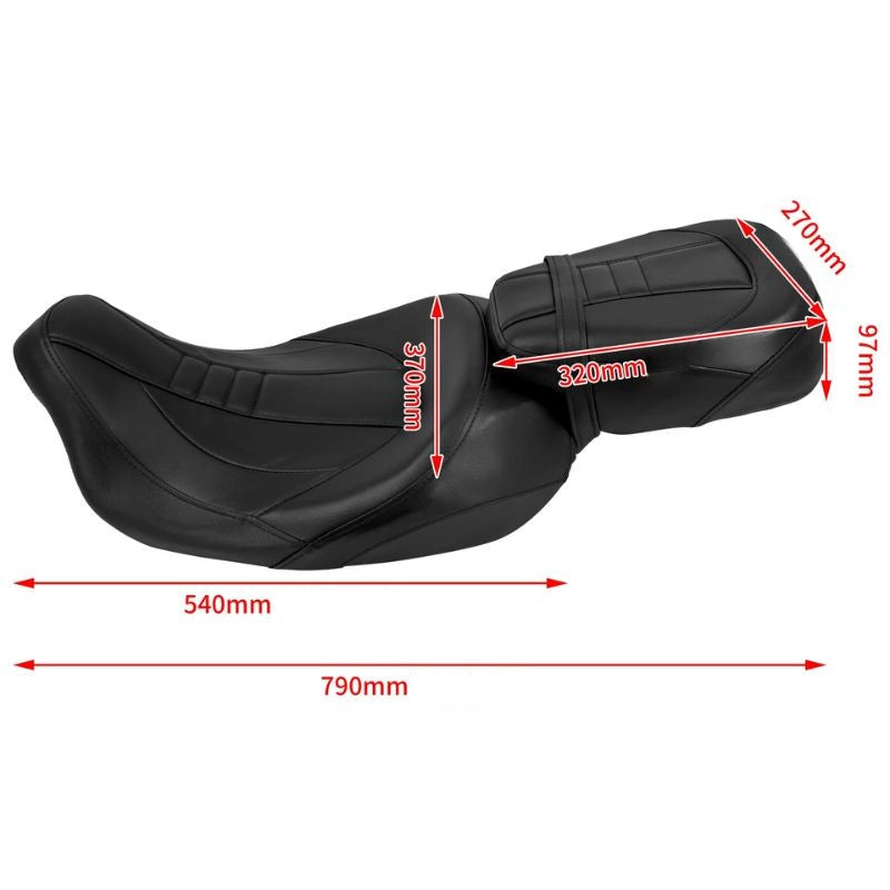 Selle de Moto Confort Double Place
