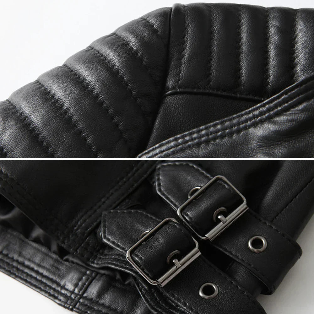 Veste Motarde Cintrée pour Femme