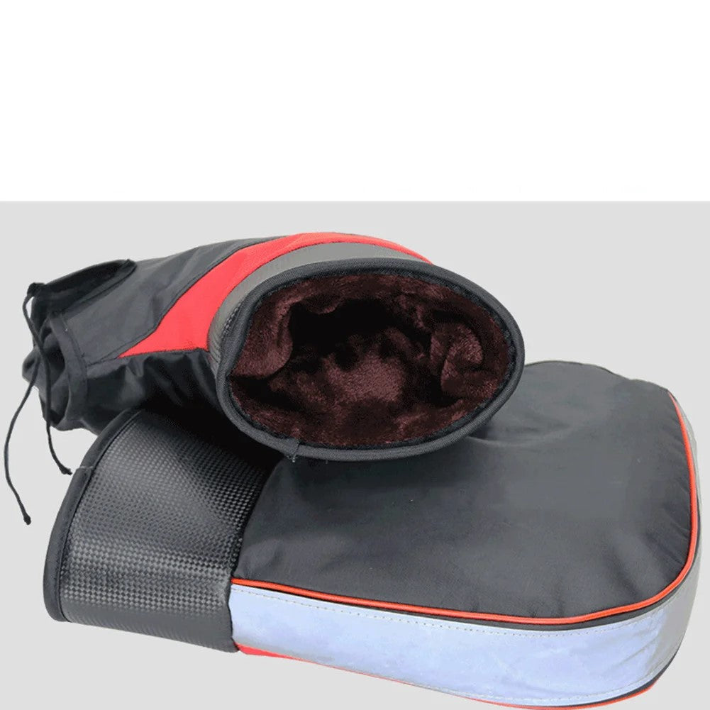 Manchon Moto pour Hiver en Cuir PU