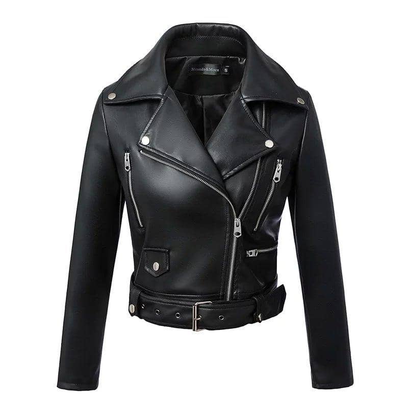 Veste Biker Femme - Perfecto Noir