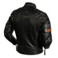 Blouson en Cuir de Vachette pour Motard et Biker