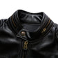 Blouson en Cuir de Vachette pour Motard et Biker