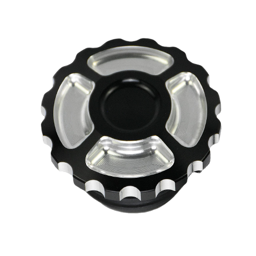 Bouchon Réservoir Moto - Chrome & Noir