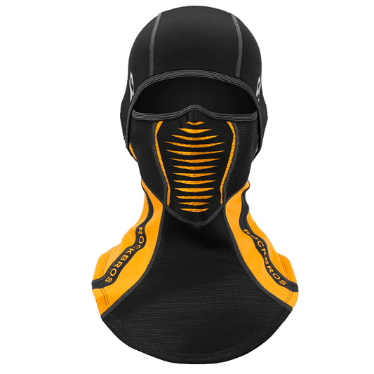 Cagoule de Moto Jaune Polaire