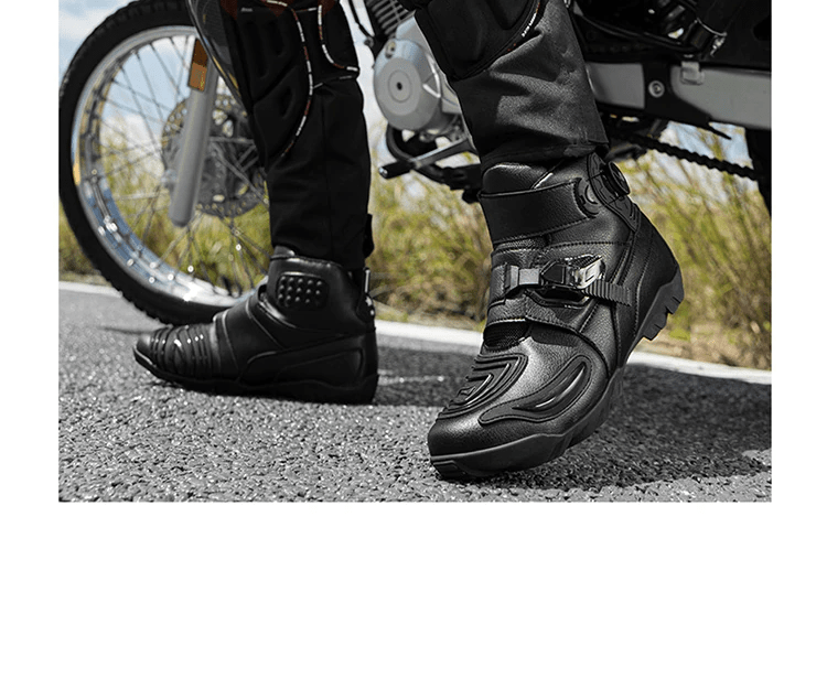Chaussure de Moto Vintage pour Homme
