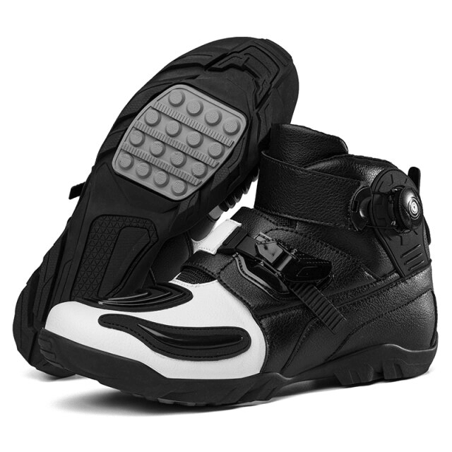 Chaussure de Moto Vintage pour Homme