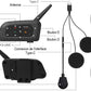 Intercom Bluetooth Moto V6 Plus 1200M 6 Motards