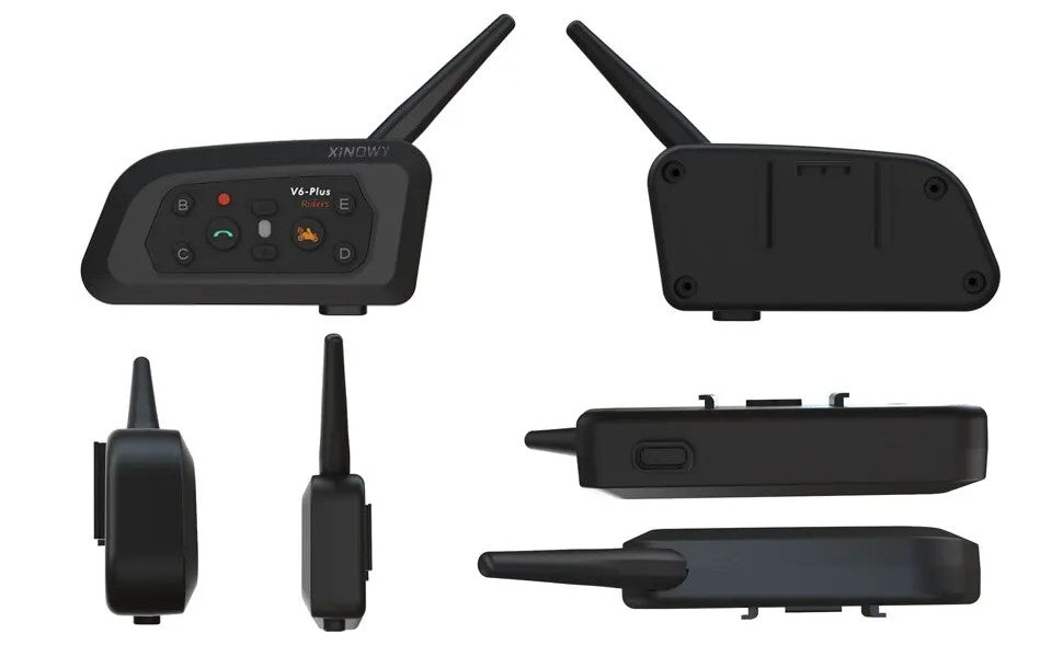 Intercom Bluetooth Moto V6 Plus 1200M 6 Motards