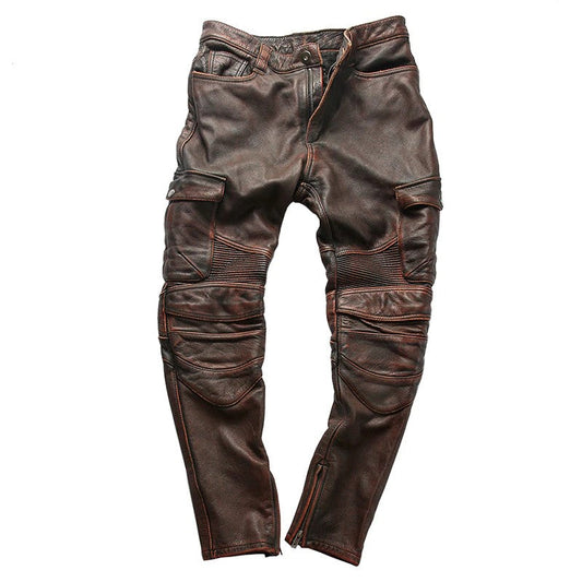 Pantalon de Moto en Cuir pour Motard