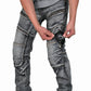 Pantalon en Jean de Moto Gris avec Doublure Kevlar