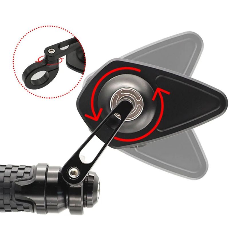 Rétroviseurs Moto Sportive Embout de Guidon