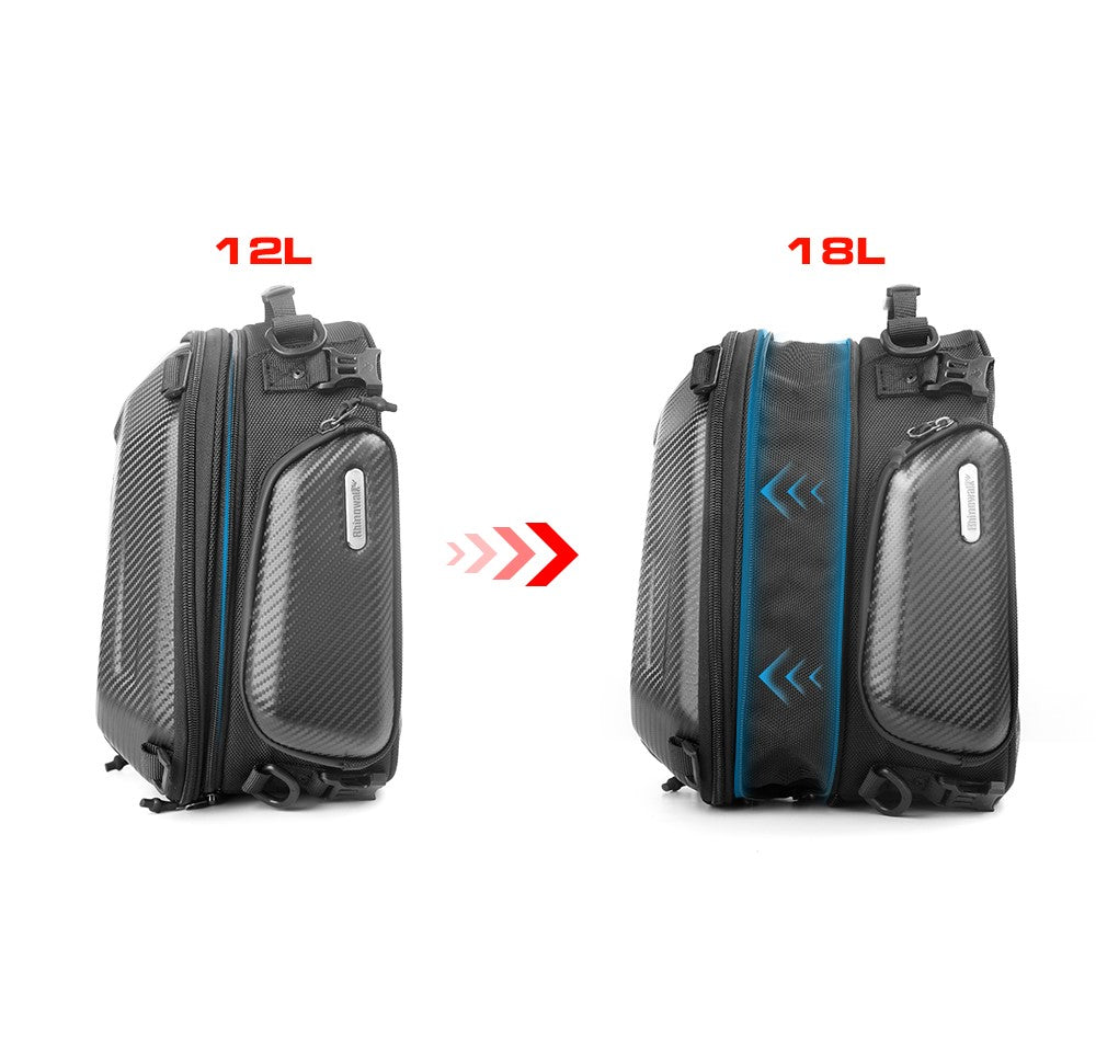 Sacoche de Selle Carbone 2en1 12-18 Litres