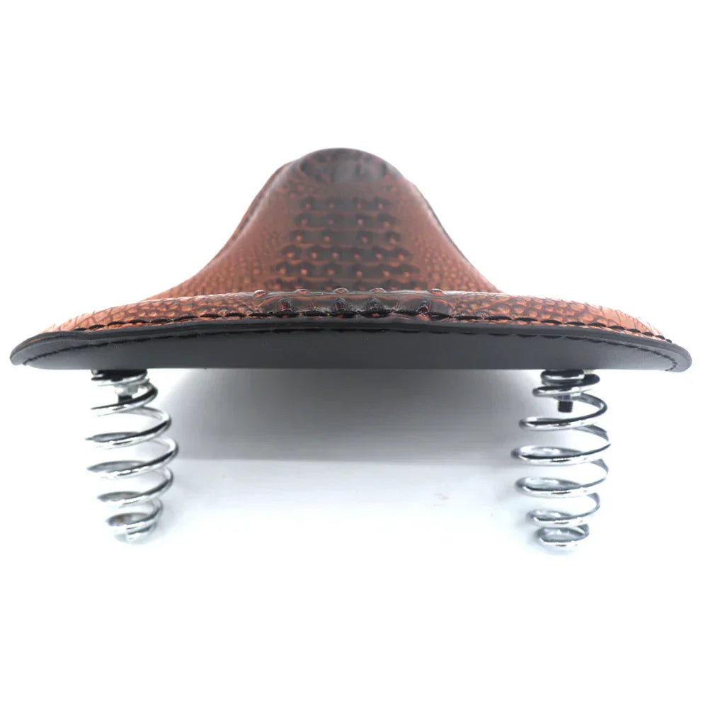 Selle de Moto Bobber Marron Confort
