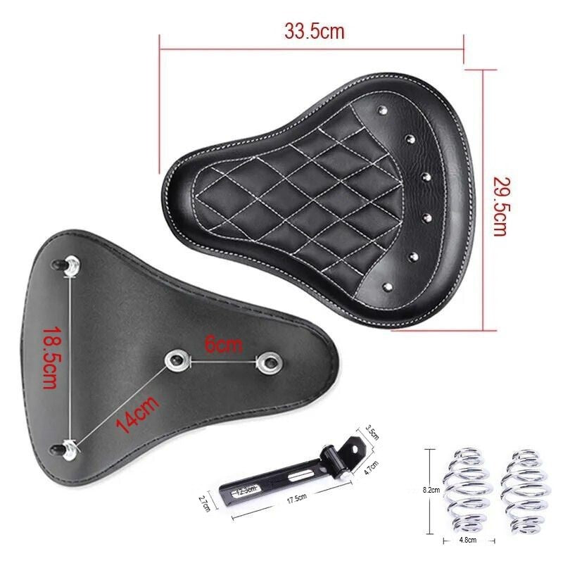 Selle de Moto Chopper avec Rivets
