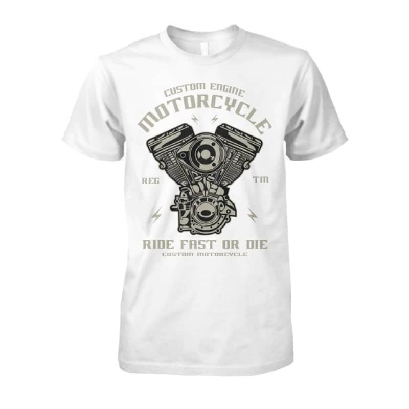 Tee Shirt Moto - Ride Fast or Die