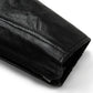 Veste Biker en Cuir Noir pour Homme Type Perfecto
