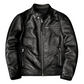 Veste en Cuir Blazer Slim Biker