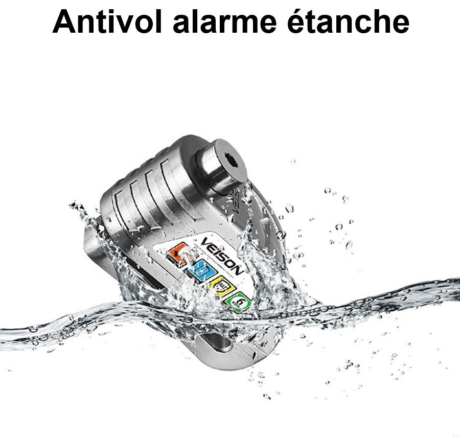 Antivol Moto Alarme 130db