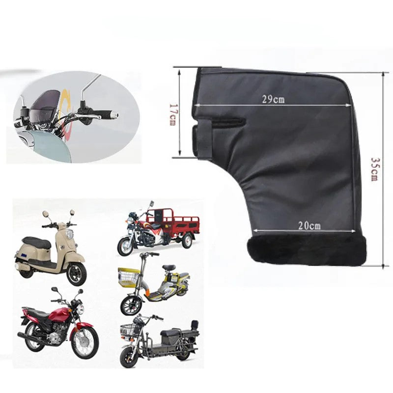 Manchon pour Guidon Moto et Scooter Hiver