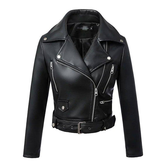 Veste Biker Femme - Perfecto  Noir