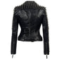 Veste Biker Femme - Perfecto Clouté