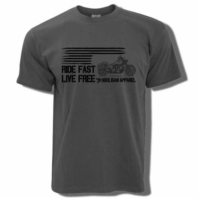 Tee Shirt Moto - Ride Fast Live Free