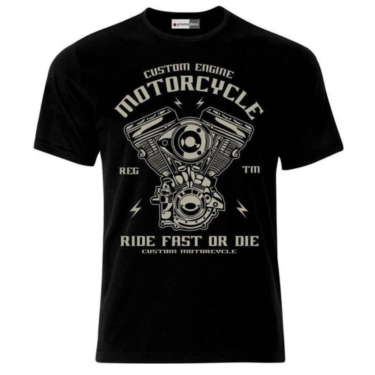 T-Shirt Biker - Ride Fast or Die