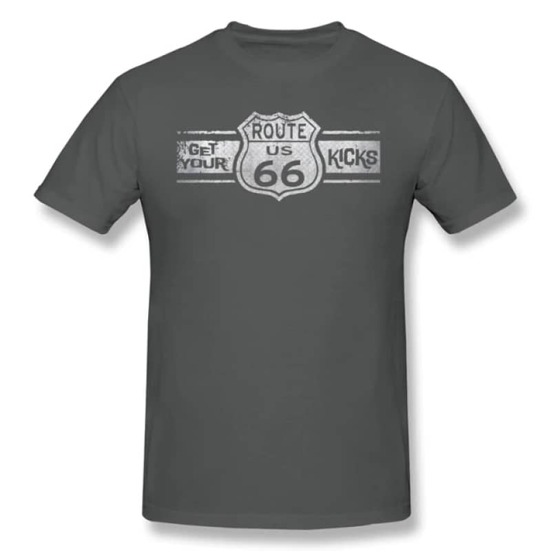 T-Shirt Moto - Route Biker US 66