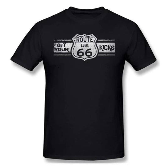 T-Shirt Moto - Route Biker US 66