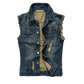 Gilet Jean Biker Arraché