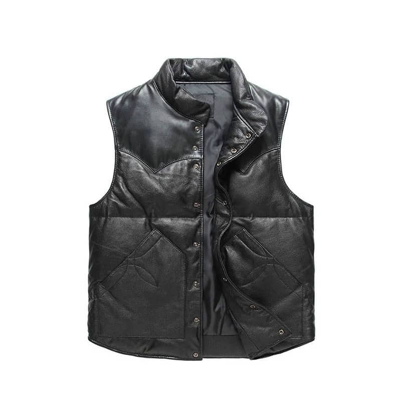 Gilet Biker en Cuir - Hrapp